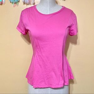 Pink Peplum Top